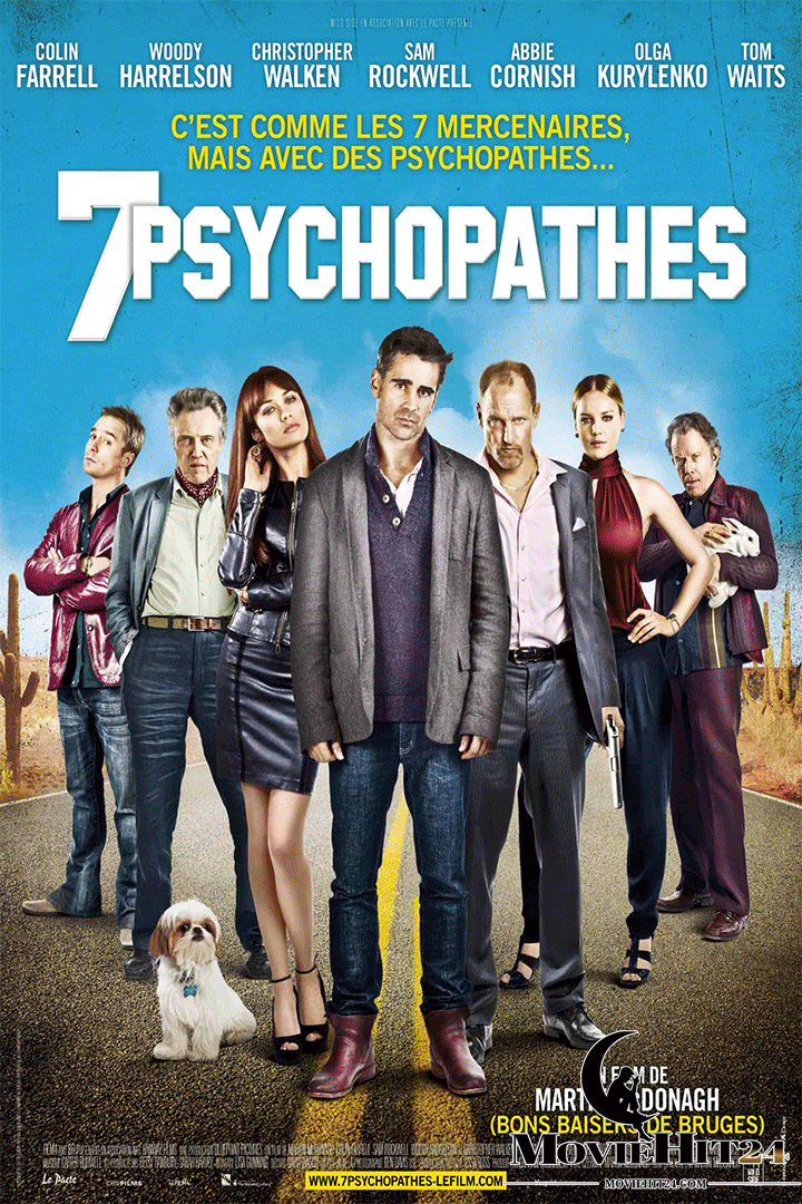 ดูหนังออนไลน์ฟรี ดูหนังออนไลน์ Seven Psychopaths 2012 งานป่วนฮาแสบรวมดาว